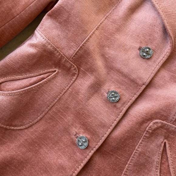 Ricky Models of Switzerland Vintage Velvet Coat - Picture 2 of 4